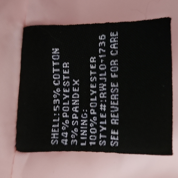 Unique Soft Pink Blanc Noir Jacket - Picture 6 of 9